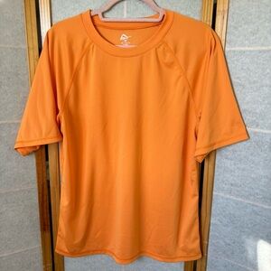Kanu Surf Men's Short Sleeve UPF 50+ Swim Shirt Medium Bright‎ Orange Water